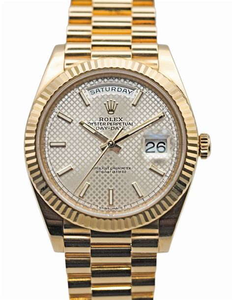 rolex gold silver day date|rolex day date 40 228238.